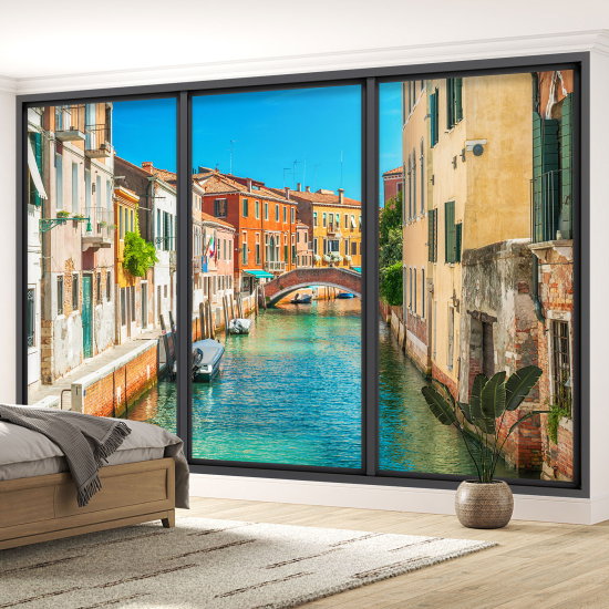 Carta da parati panoramica - Illusione ottica - Venezia