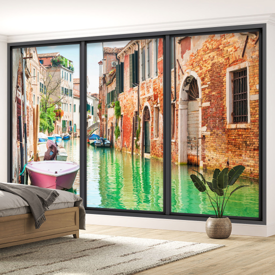 Carta da parati panoramica - Illusione ottica - Venezia