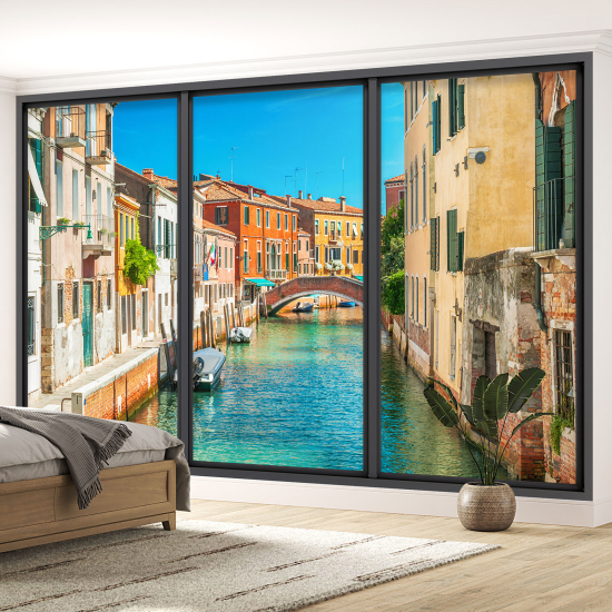 Carta da parati panoramica - Illusione ottica - Venezia
