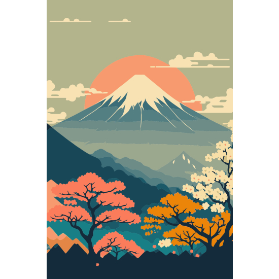 Carta da parati panoramica - Monte Fuji