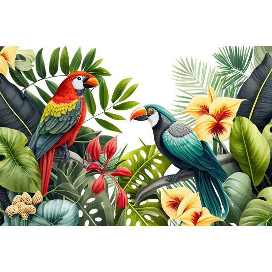 Carta da parati panoramica - Motivo Tropical