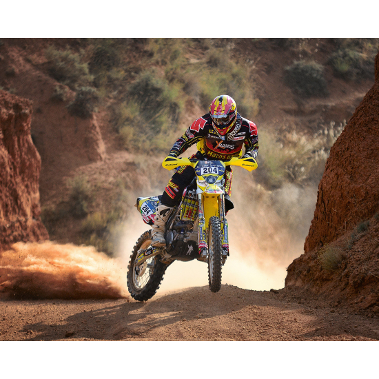 Carta da parati panoramica Motocross