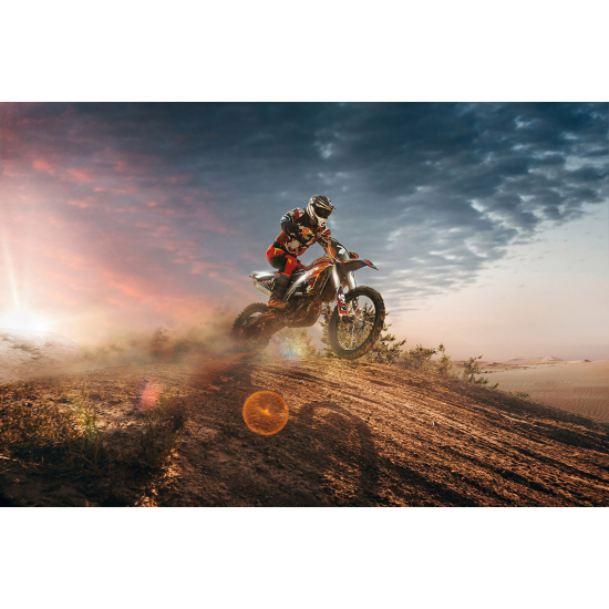 Carta da parati panoramica Motocross