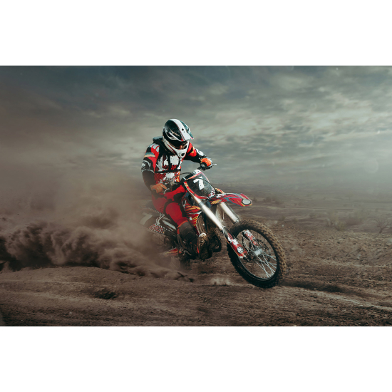 Carta da parati panoramica Motocross