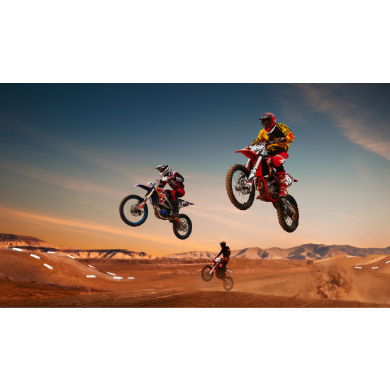 Carta da parati panoramica Motocross