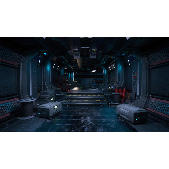 Carta da parati panoramica - Nave Interna