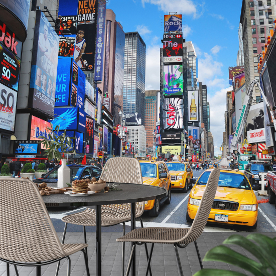 Carta da parati panoramica - New York Times Square