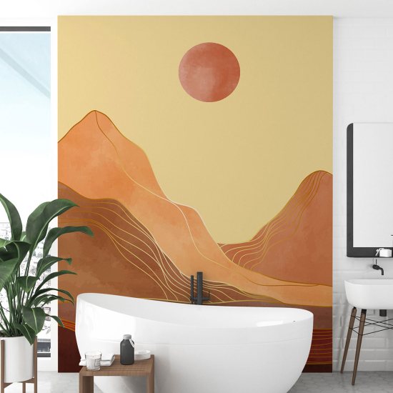 Carta da parati panoramica - Paesaggio Boho