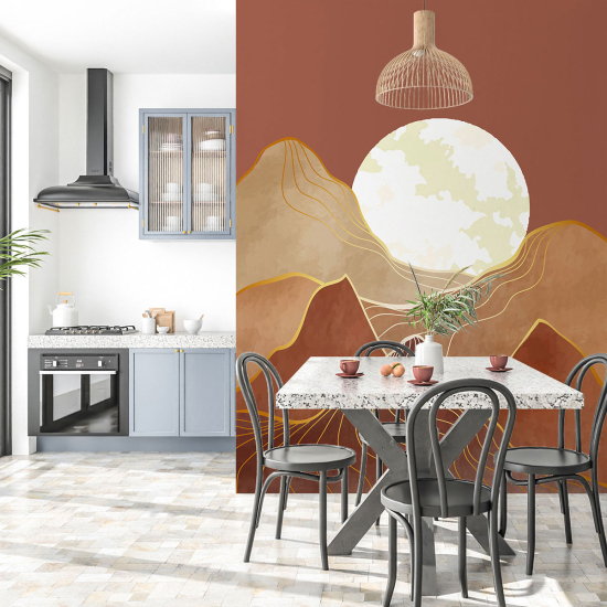 Carta da parati panoramica - Paesaggio Boho