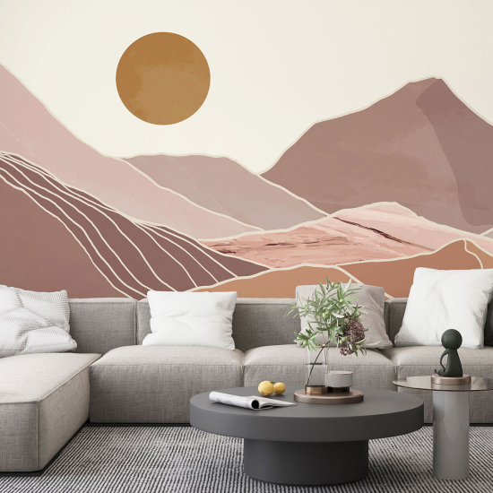 Carta da parati panoramica - Paesaggio Boho
