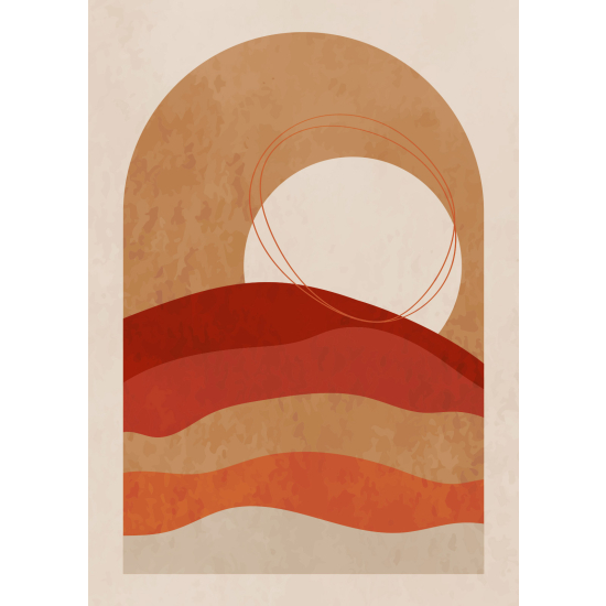 Carta da parati panoramica - Paesaggio Boho