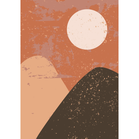 Carta da parati panoramica - Paesaggio Boho
