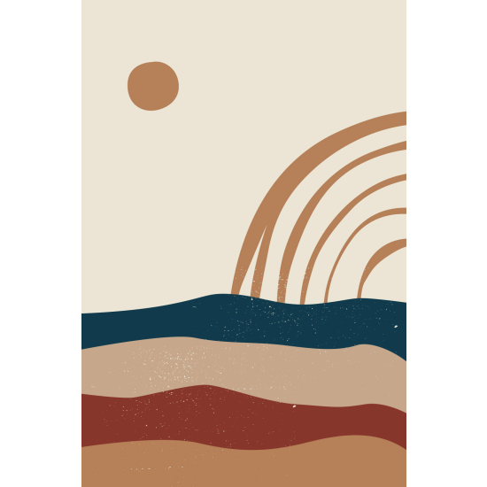 Carta da parati panoramica - Paesaggio Boho