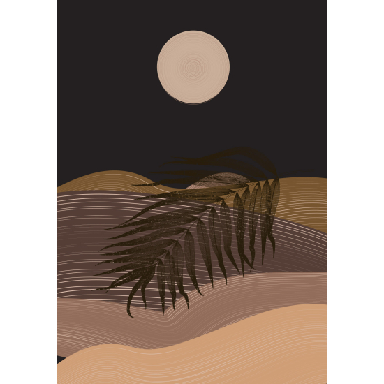 Carta da parati panoramica - Paesaggio Boho