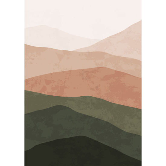 Carta da parati panoramica - Paesaggio Boho