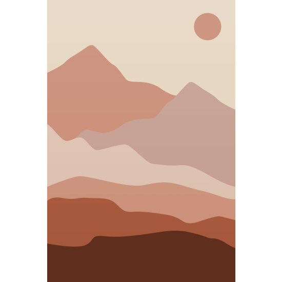 Carta da parati panoramica - Paesaggio Boho