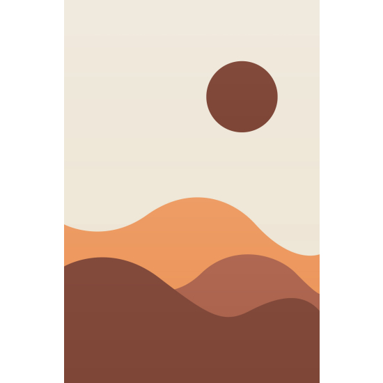 Carta da parati panoramica - Paesaggio Boho