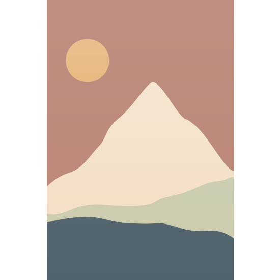 Carta da parati panoramica - Paesaggio Boho