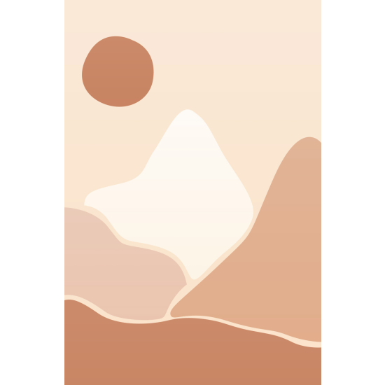 Carta da parati panoramica - Paesaggio Boho