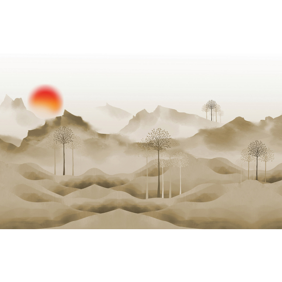Carta da parati panoramica - Paesaggio Boho