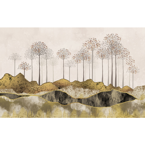 Carta da parati panoramica - Paesaggio Boho