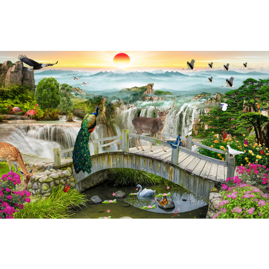 Carta da parati panoramica - Paesaggio cinese