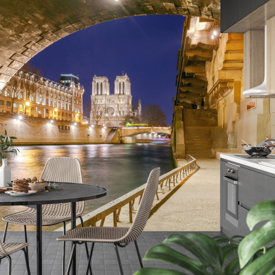 Carta da parati panoramica - Parigi Notre-Dame
