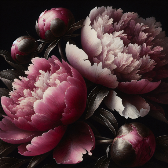 Carta da parati panoramica - Peonie