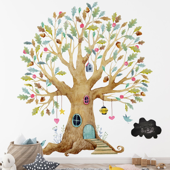 Carta da parati panoramica per bambini - Albero magico