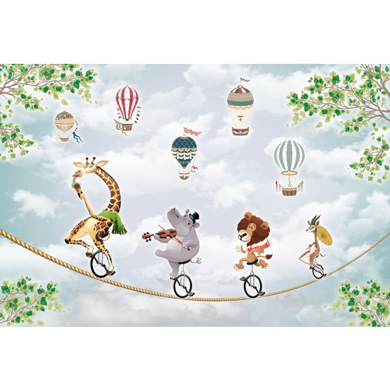 Carta da parati panoramica per bambini - Animali
