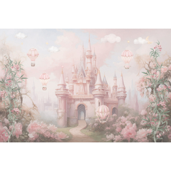 Carta da parati panoramica per bambini - Castello Incantato