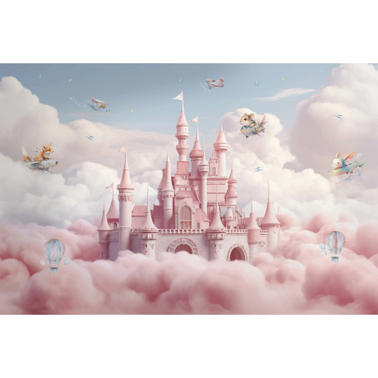 Carta da parati panoramica per bambini - Castello Incantato