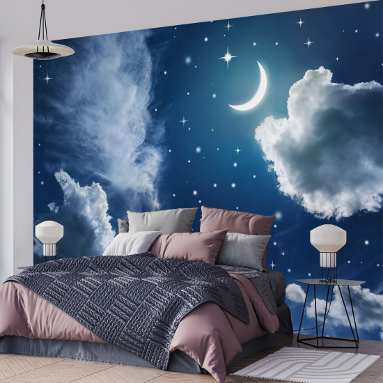 Carta da parati panoramica per bambini - Cielo notturno