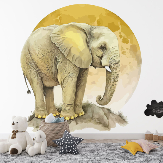Carta da parati panoramica per bambini - Elefante