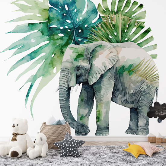 Carta da parati panoramica per bambini - Elefante