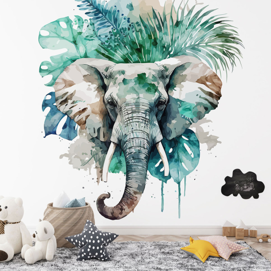 Carta da parati panoramica per bambini - Elefante