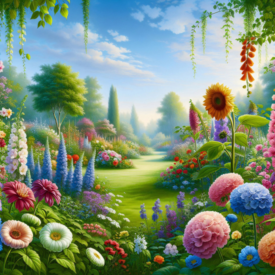 Carta da parati panoramica per bambini - Fiabesca