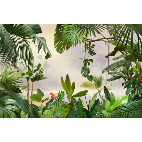 Carta da parati panoramica per bambini - Giungla