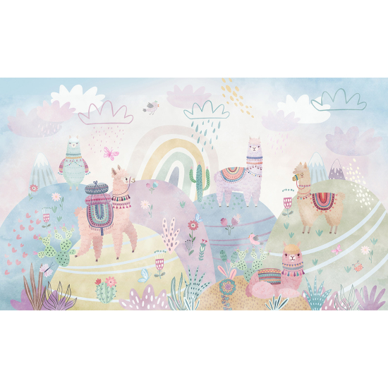 Carta da parati panoramica per bambini - Lama