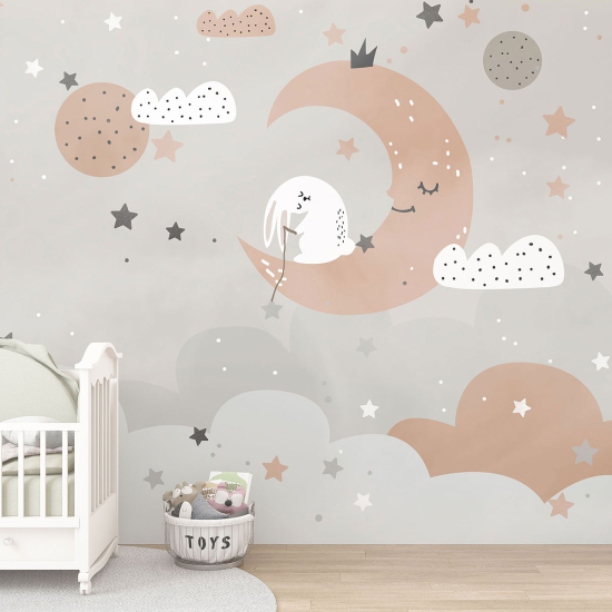 Carta da parati panoramica per bambini - Luna