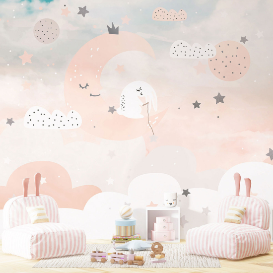 Carta da parati panoramica per bambini - Luna