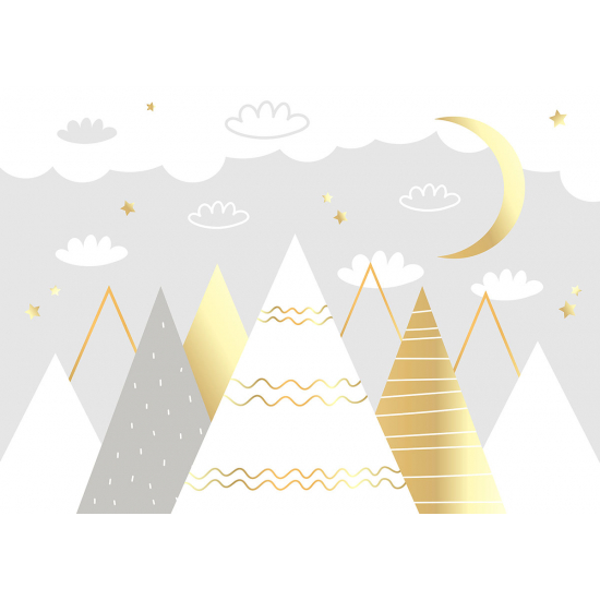 Carta da parati panoramica per bambini - Luna