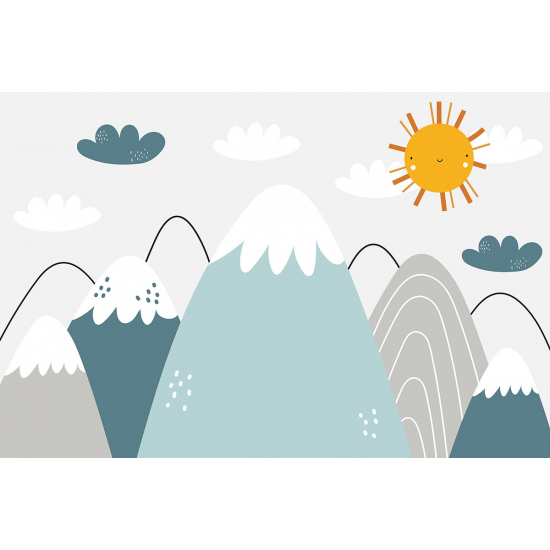 Carta da parati panoramica per bambini - Paesaggio