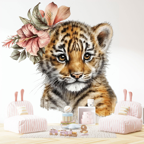 Carta da parati panoramica per bambini - Tigre