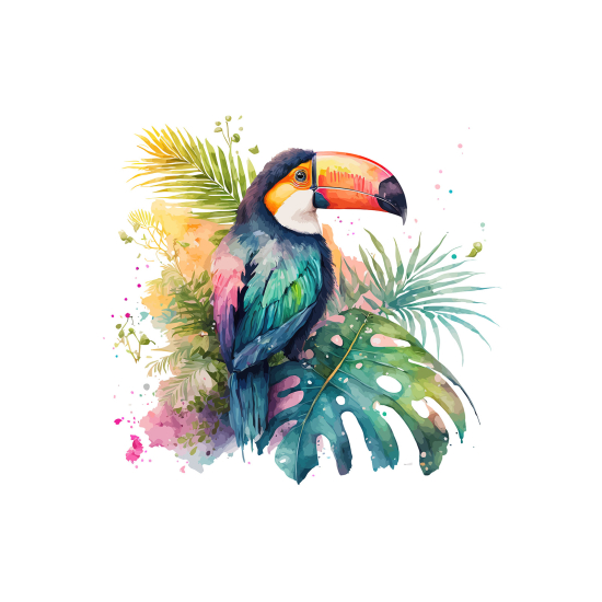 Carta da parati panoramica per bambini - Tucano