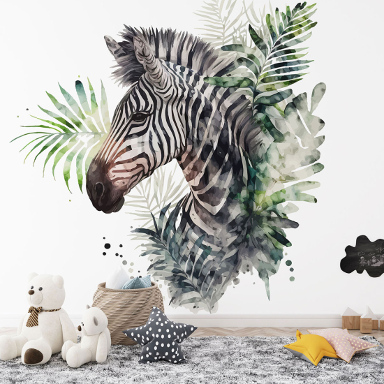 Carta da parati panoramica per bambini - Zebra
