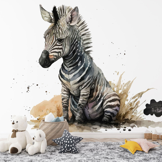 Carta da parati panoramica per bambini - Zebra