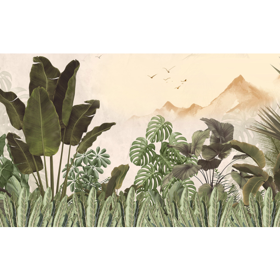 Carta da parati panoramica - Piante tropicali