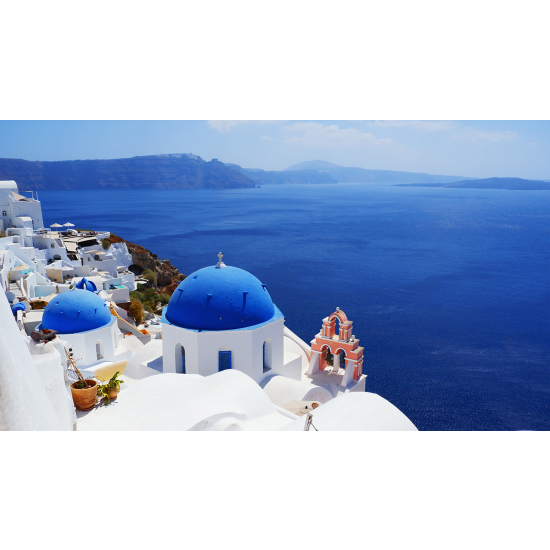 Carta da parati panoramica - Santorini Grecia