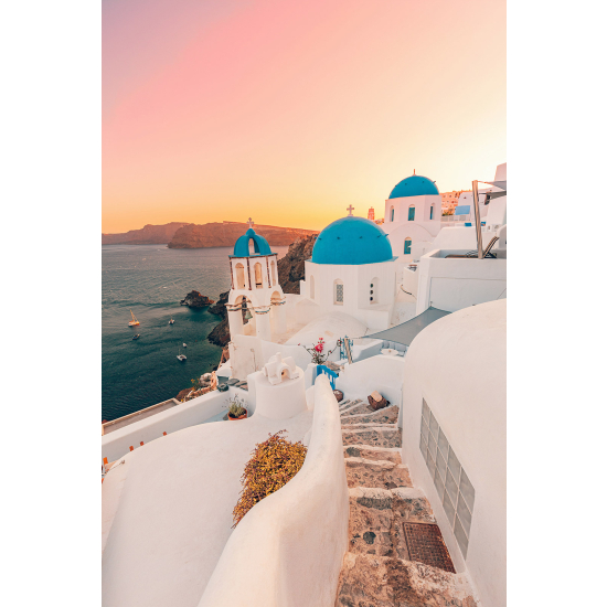Carta da parati panoramica - Santorini Grecia